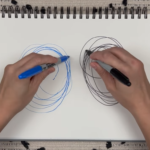 Dibujo Bilateral: Una estrategia artística para estar presente